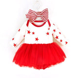 Girl Clothes Set Headband+Dresses 2Pcs