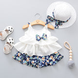 6-24M shorts suit + sun hat set