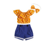 6-24M shorts suit + sun hat set