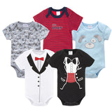 5Pcs Newborn Baby Girl Jumpsuits