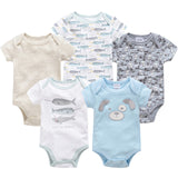 5Pcs Newborn Baby Girl Jumpsuits