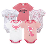 5Pcs Newborn Baby Girl Jumpsuits