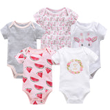 5Pcs Newborn Baby Girl Jumpsuits