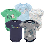 5Pcs Newborn Baby Girl Jumpsuits