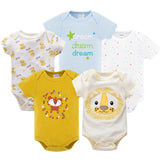 5Pcs Newborn Baby Girl Jumpsuits