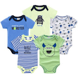 5Pcs Newborn Baby Girl Jumpsuits