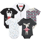 5Pcs Newborn Baby Girl Jumpsuits