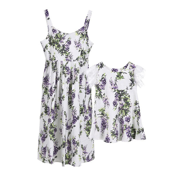 Mother and Daughter Floral Dress