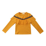 Baby Girl Long Sleeve Ruffle Tops T-Shirt
