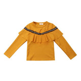 Baby Girl Long Sleeve Ruffle Tops T-Shirt