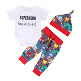 3pcs Boy Girl Cotton Outfits