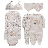 9PCS Newbonrn Baby Clothes
