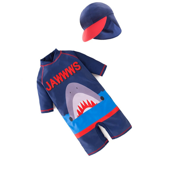 Boys 2-6Years Boy Shark Cartoon Swimwear