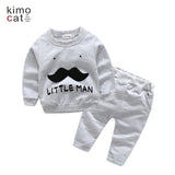 Long Sleeve Boys Tops+Pants 2Pcs 0-3T